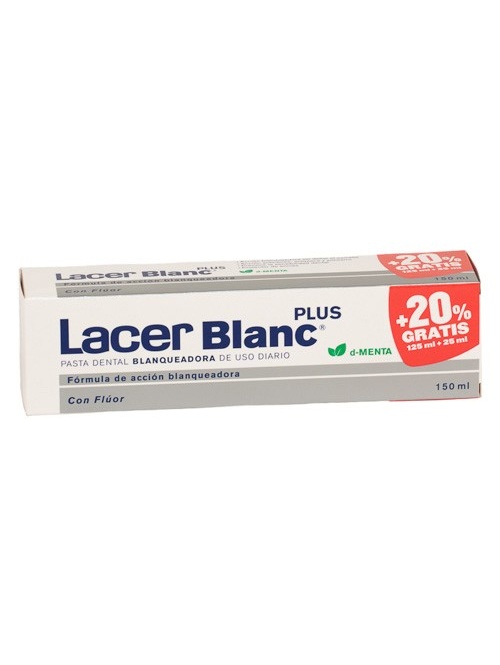 Lacer Blanc Plus Pasta Blanqueadora Menta, 125 ml