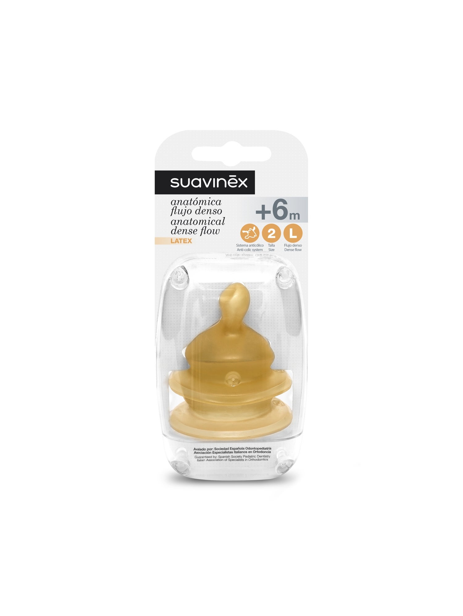 Nuk First Choice tetinas de silicona y boca ancha T-2 2uds